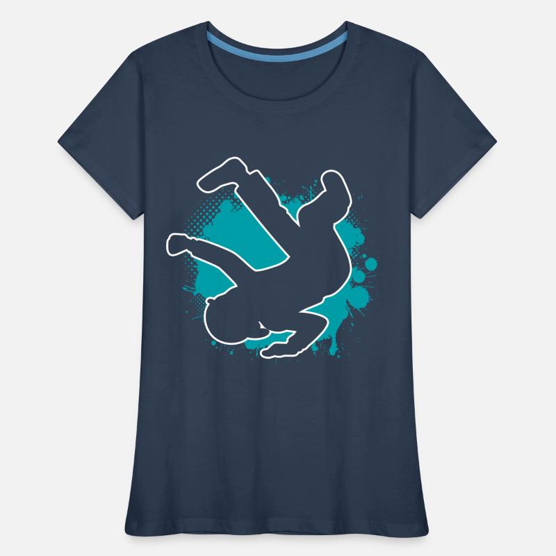 Breakdancer Breakdancing Junge Frauen Premium Bio T-Shirt