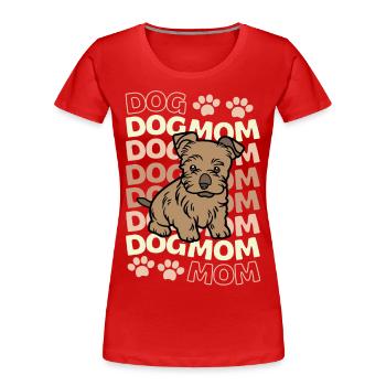 Süßer Silky Terrier Welpe Liebhaber Kawaii - Frauen Premium Bio T-Shirt - Navy - Vorne - Mia (176cm)