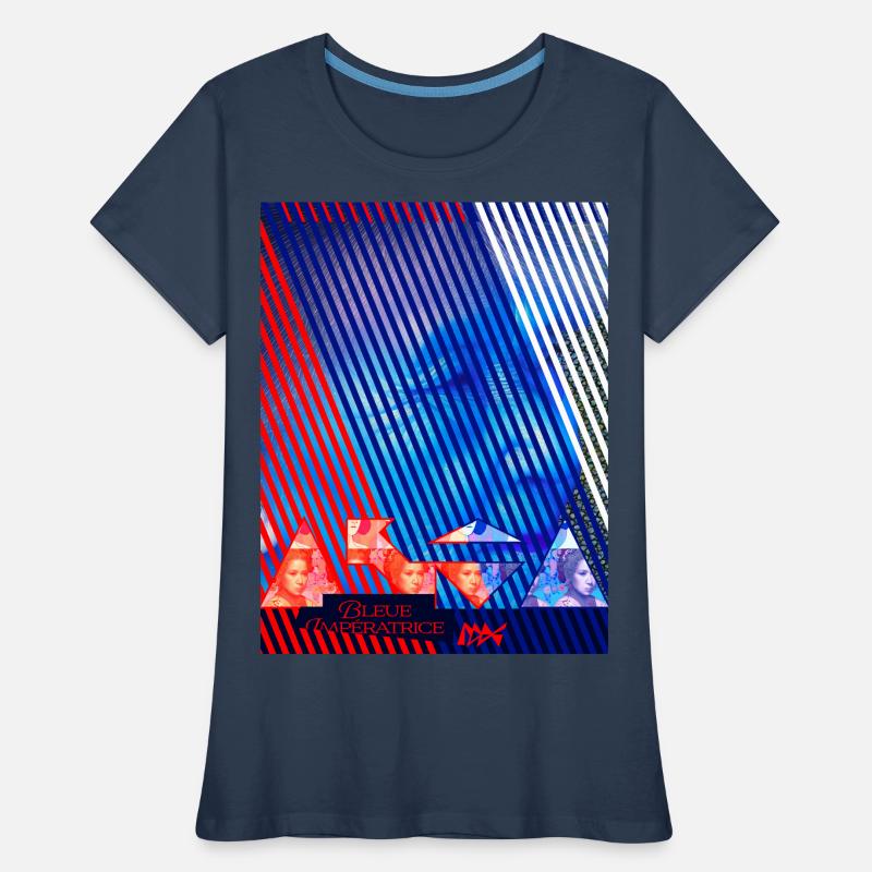 Bleue Impératrice T-shirt bio Premium Femme