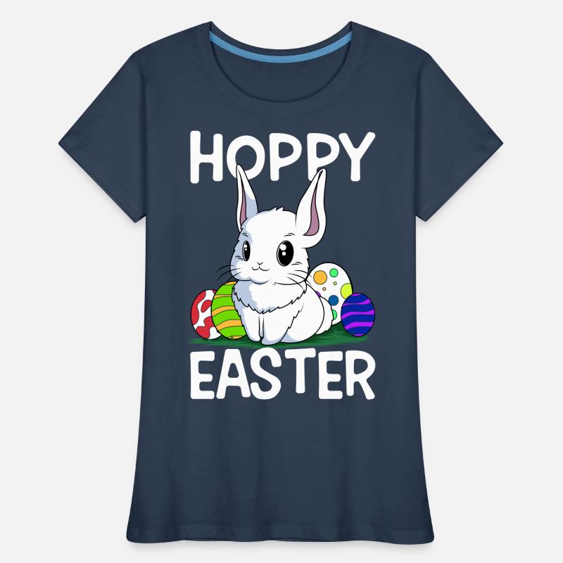 Hoppy Easter Sweet Easter Bunny Easter Egg Hunt Women's Premium Organic T-Shirt