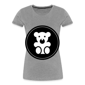 Teddy bear baby bear - Women's Premium Organic T-Shirt - navy - Front - Mia (176cm)