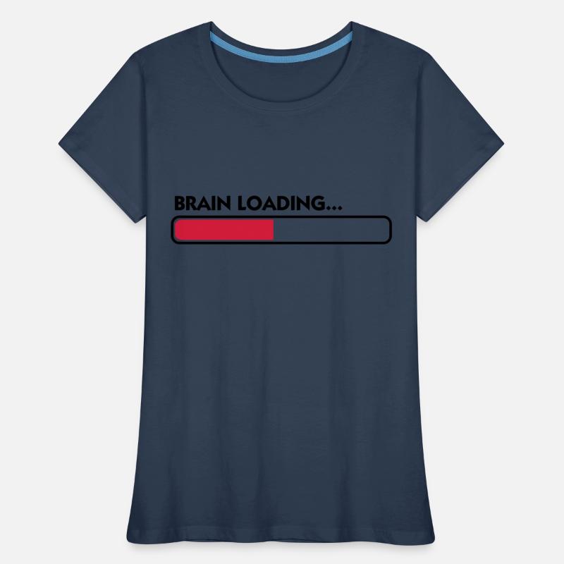 Brain loading Women's Premium Organic T-Shirt