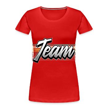 Team - Women's Premium Organic T-Shirt -  - Front - Mia (176cm)