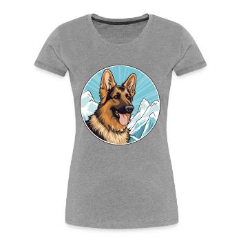 Deutscher Wachtelhund Hunderasse Cartoon Kawaii Wat - Frauen Premium Bio T-Shirt -  - Vorne - Mia (176cm)