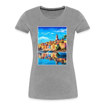 La Spezia Italien Vintage Reiseposter WPA Souvenir - Frauen Premium Bio T-Shirt - Navy - Vorne - Mia (176cm)