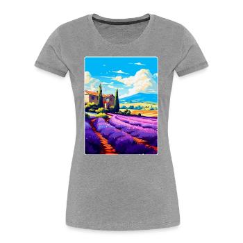 Provence Frankreich Vintage Reiseplakat Souvenir WPA - Frauen Premium Bio T-Shirt -  - Vorne - Mia (176cm)