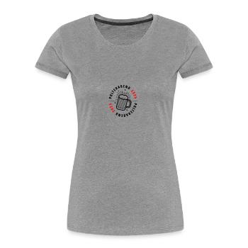 Polterabend 2025 - Frauen Premium Bio T-Shirt - Navy - Vorne - Mia (176cm)