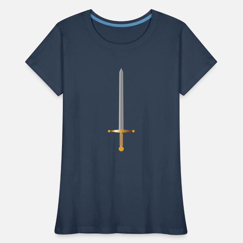 épée épée de chevalier chevalier armor184 T-shirt bio Premium Femme