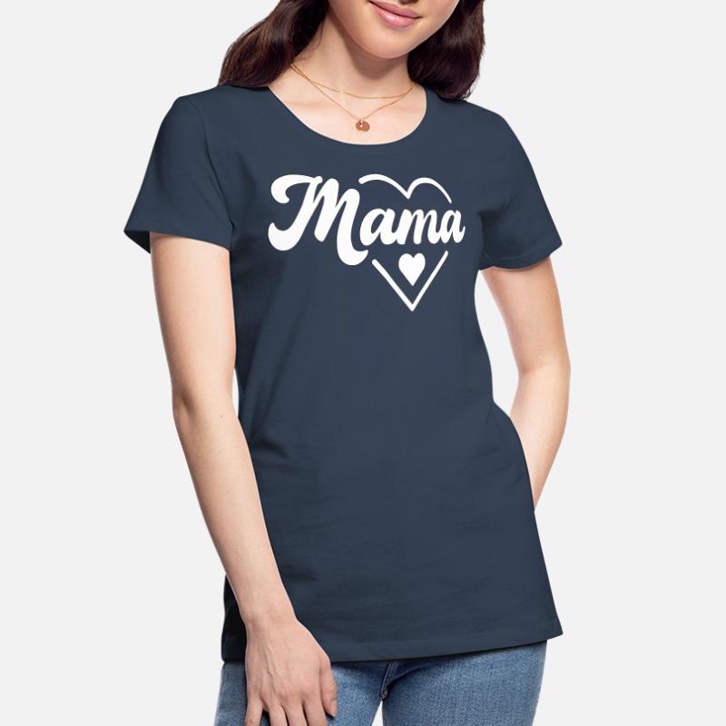 Mama Motiv | Muttertags- oder Geburtstagsgeschenk Frauen Premium Bio T-Shirt