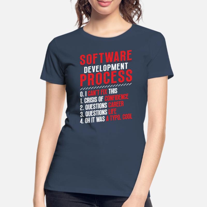 Software development process, programming Women's Premium Organic T-Shirt