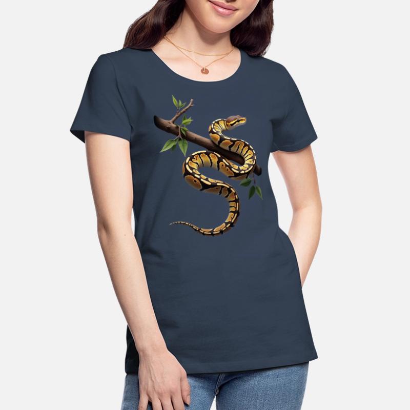 King Python Snakes Lover Terrarium Python Women's Premium Organic T-Shirt