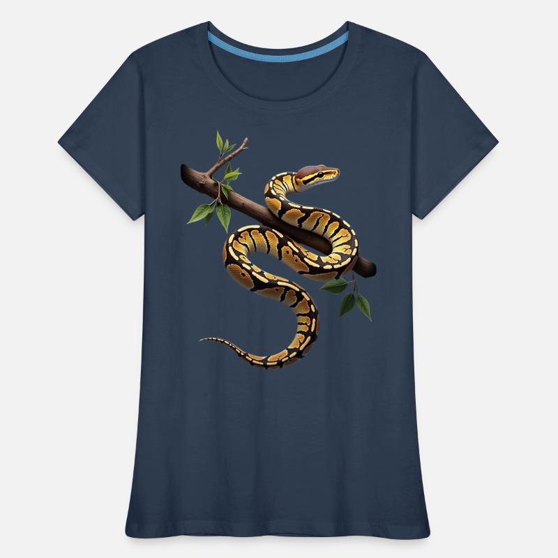 King Python Snakes Lover Terrarium Python Women's Premium Organic T-Shirt