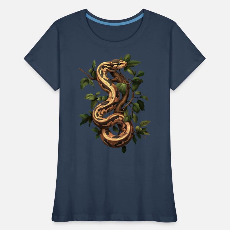 King Python Snakes Lover Terrarium Python Women's Premium Organic T-Shirt