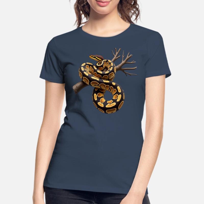 King Python Snakes Lover Terrarium Python Women's Premium Organic T-Shirt