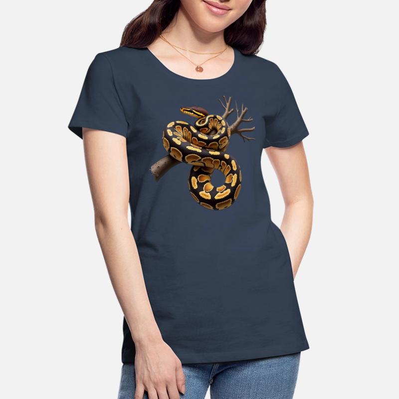King Python Snakes Lover Terrarium Python Women's Premium Organic T-Shirt
