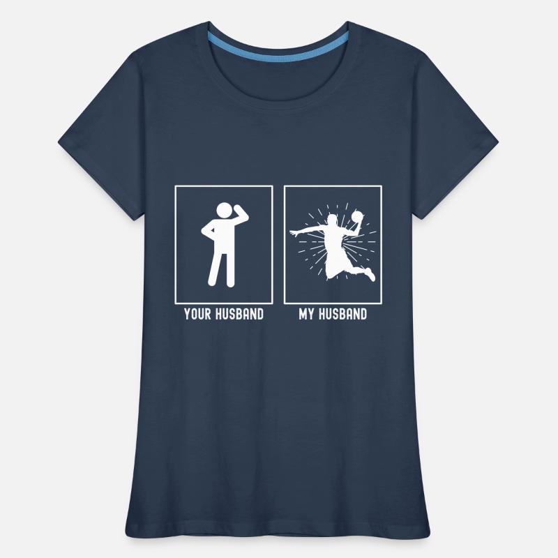 Ihr Ehemann - Mein Ehemann - Slamdunk Basketball Frauen Premium Bio T-Shirt