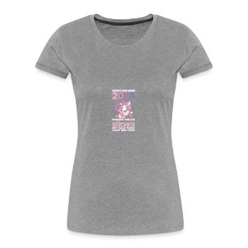 1. Klasse Schulkind Schulanfang Einschulung - Frauen Premium Bio T-Shirt - Navy - Vorne - Mia (176cm)