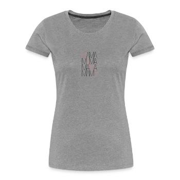 Fête des mères - T-shirt bio Premium Femme - bleu marine - Devant - Mia (176cm)