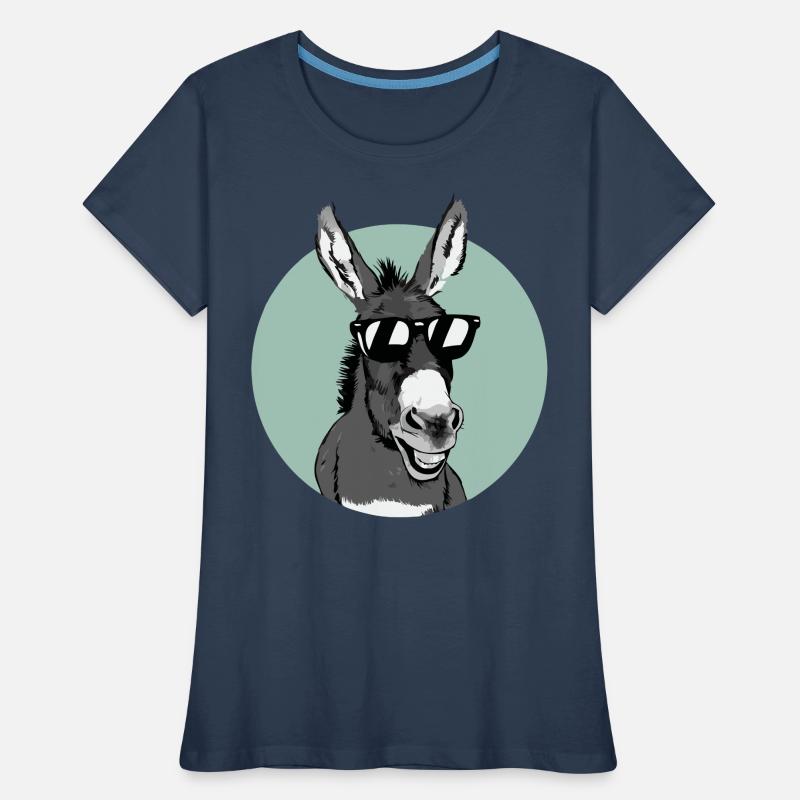 Âne âne mulet Muli T-shirt bio Premium Femme