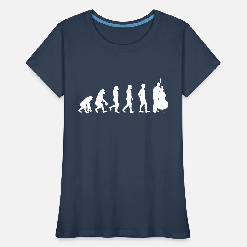 Cello Player Evolution Shirt Gift Women's Premium Organic T-Shirt