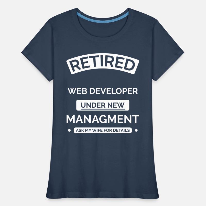 Retired Web Developer Women's Premium Organic T-Shirt