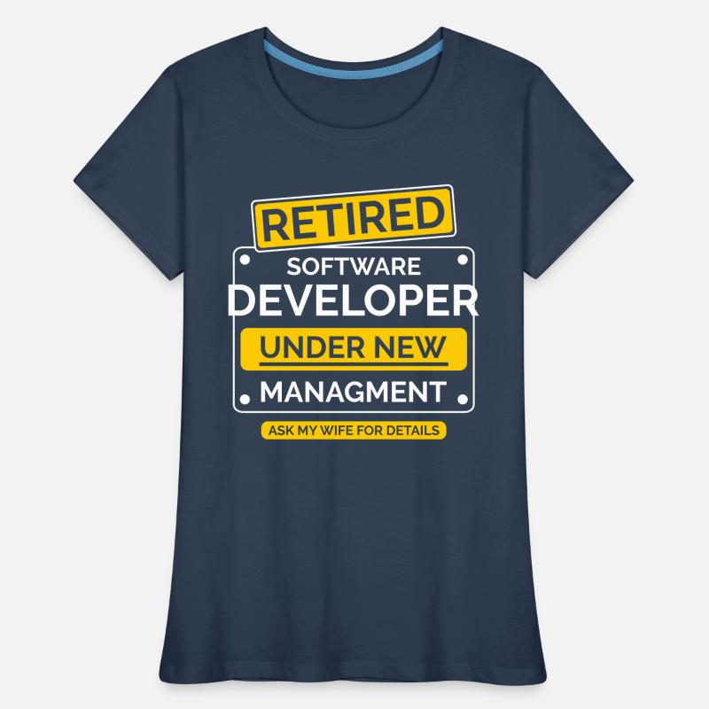 Software Developer Retirement Women's Premium Organic T-Shirt