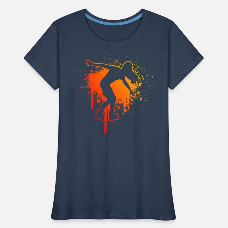 Roller Skates Roller Skating Rollerskate Women's Premium Organic T-Shirt