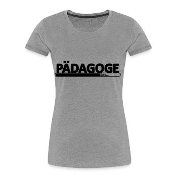 Pädagoge // Pädagogin //Erziehungswissenschaftler - Frauen Premium Bio T-Shirt - Navy - Vorne - Mia (176cm)