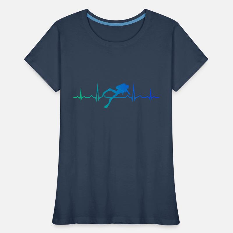 Plongée Plongée Plongée Libre Plongée Dames T-shirt bio Premium Femme