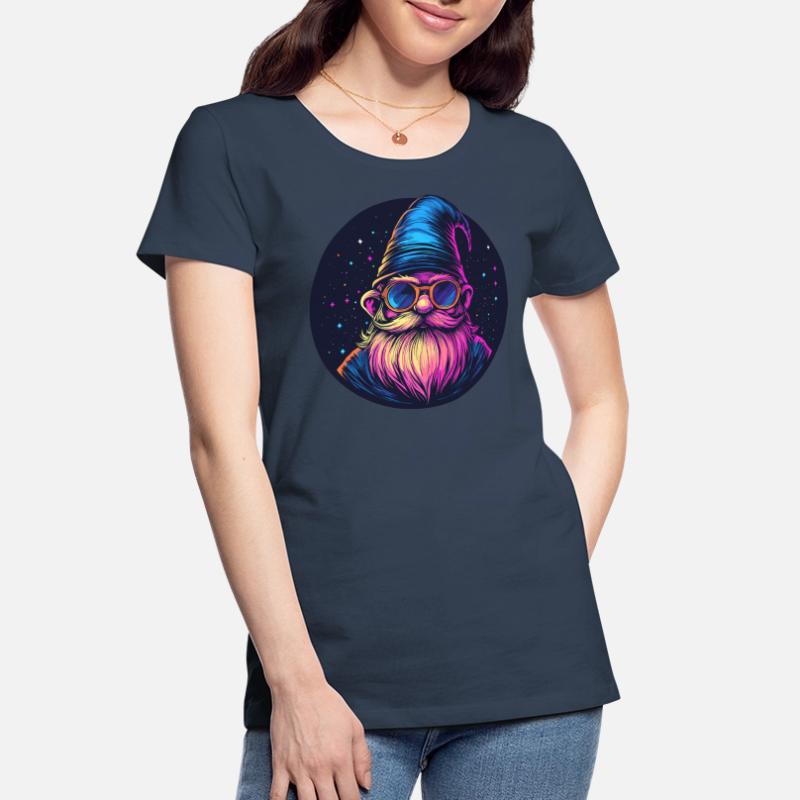 Space Dwarf Retro Look Women's Premium Organic T-Shirt