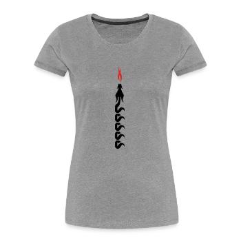 draak - Frauen Premium Bio T-Shirt - Navy - Vorne - Mia (176cm)