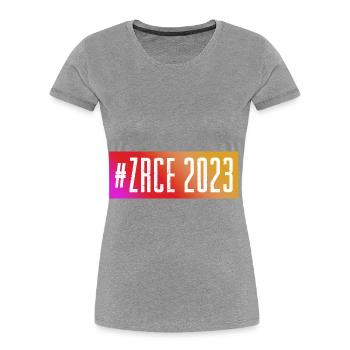 Zrce Party 2023 - Frauen Premium Bio T-Shirt - Navy - Vorne - Mia (176cm)