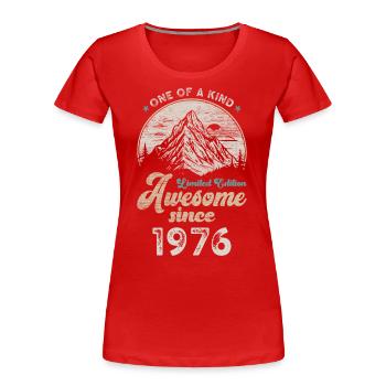 1976 Birthday Berge - Women's Premium Organic T-Shirt - navy - Front - Mia (176cm)