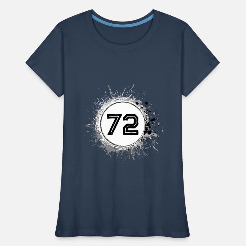 72 Nombre d’objets blob T-shirt bio Premium Femme