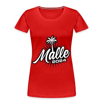 Malle 2024 Team Mallorca - Women's Premium Organic T-Shirt -  - Front - Mia (176cm)