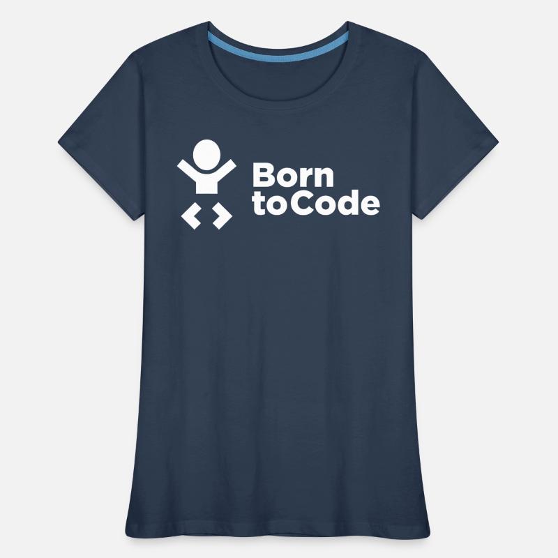 Born to Code Frauen Premium Bio T-Shirt