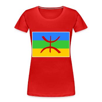 Amazigh - T-shirt bio Premium Femme - bleu marine - Devant - Mia (176cm)