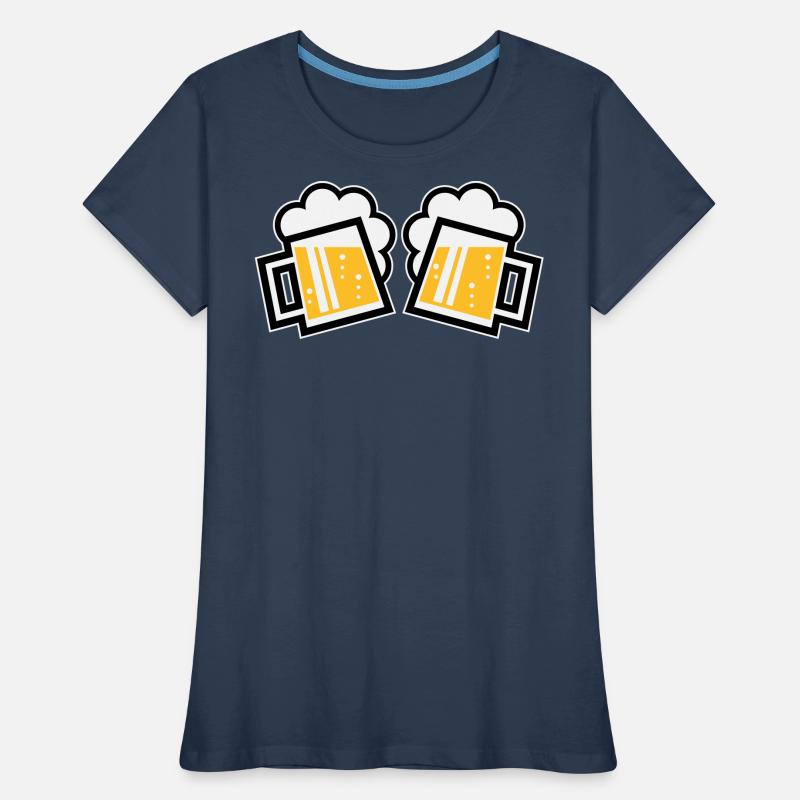 2 chopes à bière bavaroise Prosten (chopes à bière / 3C) T-shirt bio Premium Femme
