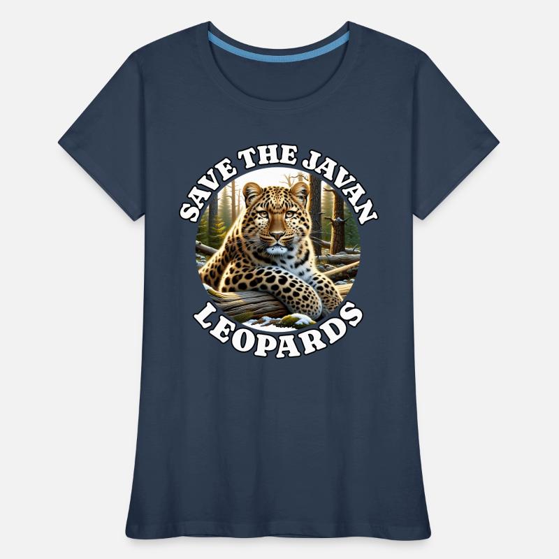 Java Leopard Frauen Premium Bio T-Shirt