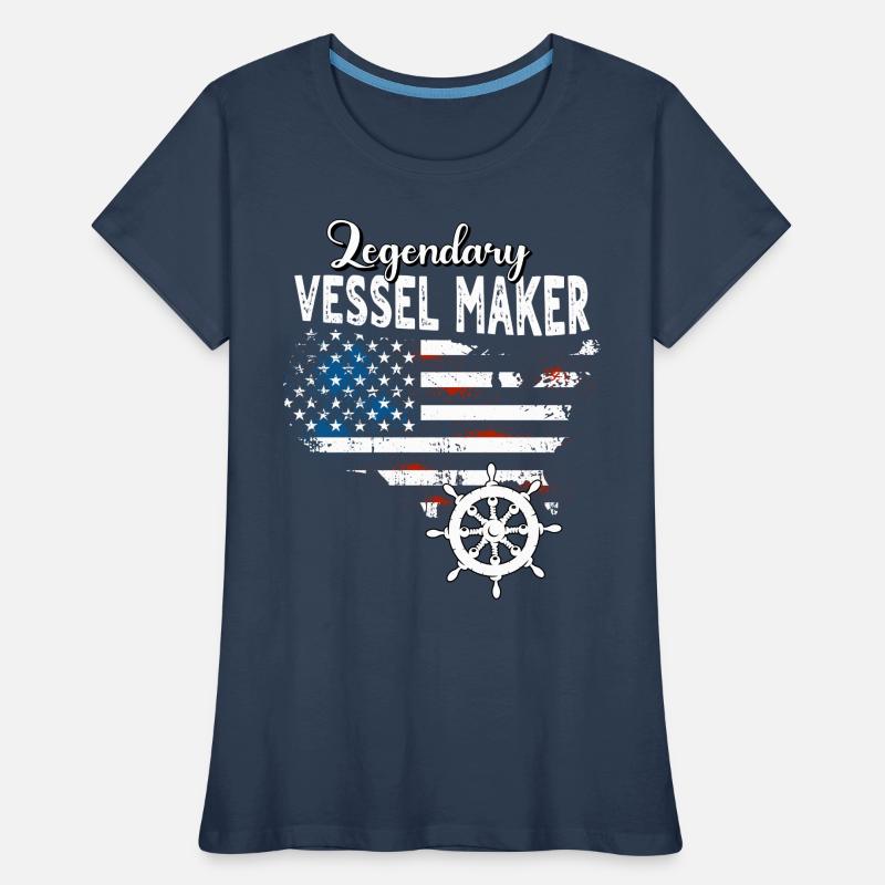 Constructeurs navals US T-shirt bio Premium Femme