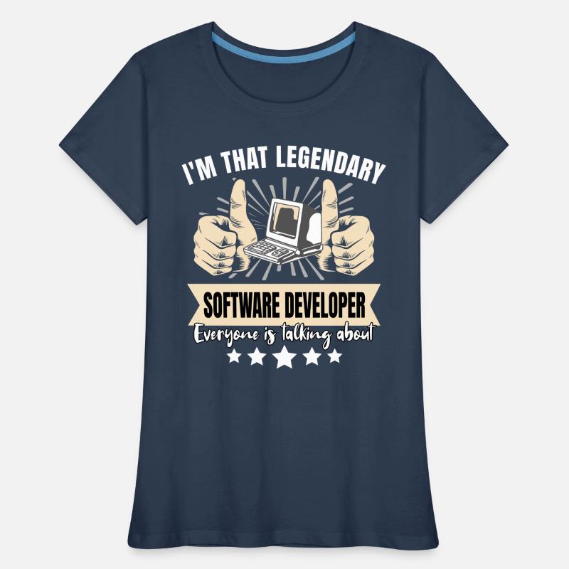 Legendary Software Developer Women's Premium Organic T-Shirt