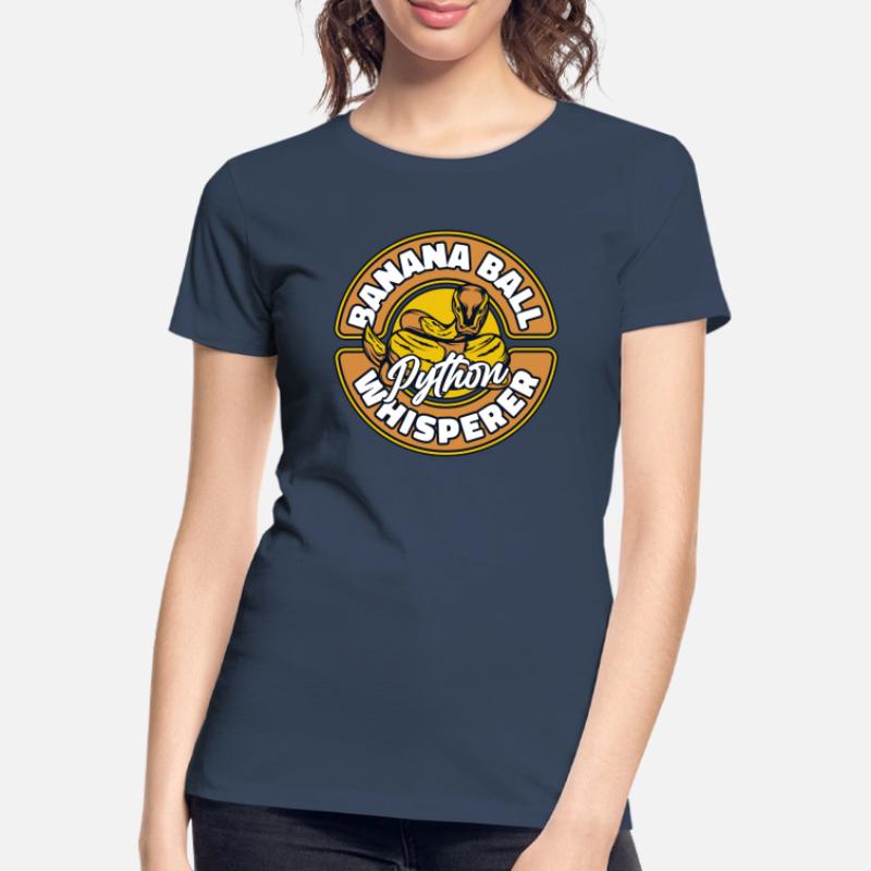 Boule de banane Python Chuchoter Python Boule de banane T-shirt bio Premium Femme