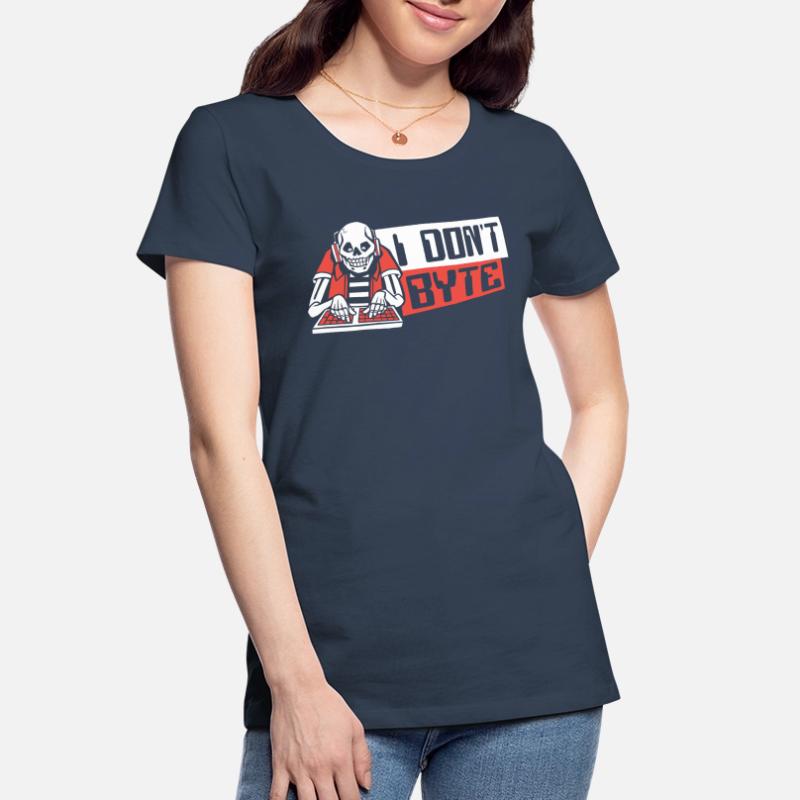 I Don't Byte Softwareingenieur Developer Coder Frauen Premium Bio T-Shirt