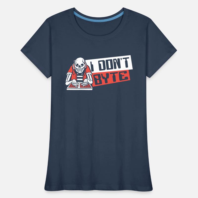 I Don't Byte Softwareingenieur Developer Coder Frauen Premium Bio T-Shirt
