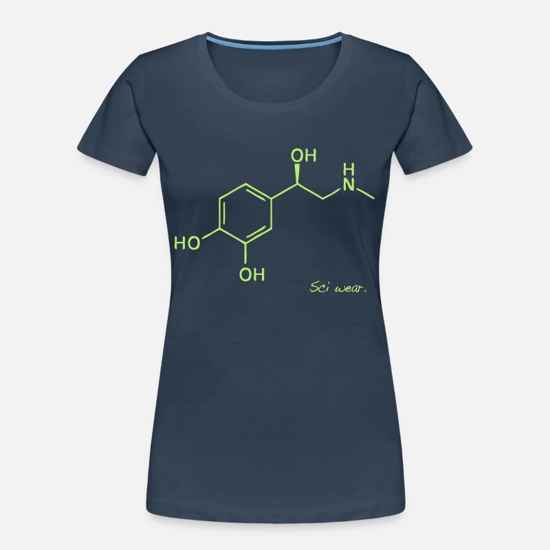 Adrenalin Kick - Frauen Premium Bio T-Shirt - Navy