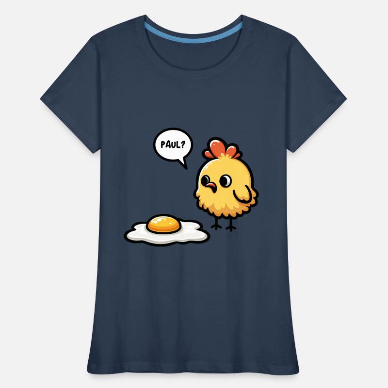 Eggs Fried Egg Easter Meme Women's Premium Organic T-Shirt