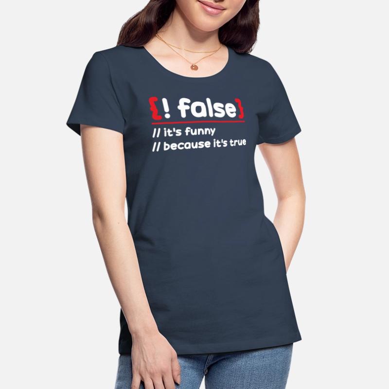 Programmierer Programmierung Software Coding Encoder Frauen Premium Bio T-Shirt