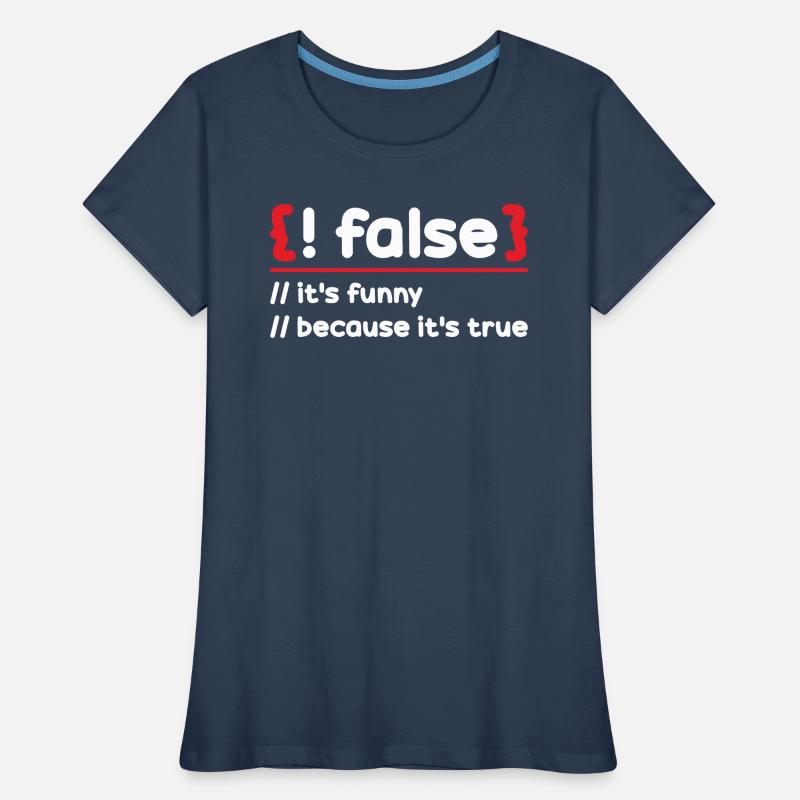 Programmierer Programmierung Software Coding Encoder Frauen Premium Bio T-Shirt