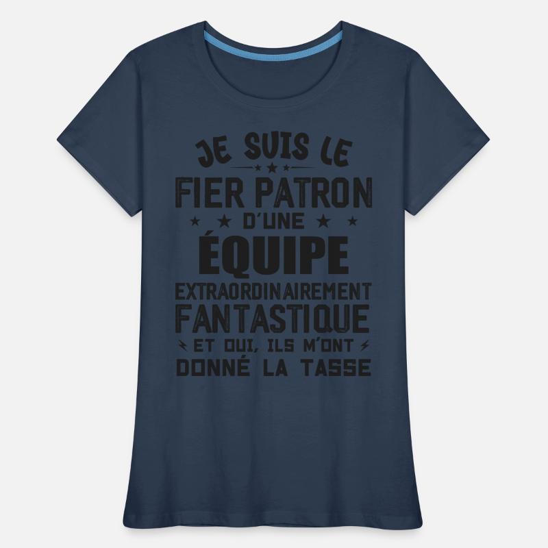 Ich bin stolzer Chef eines Teams Frauen Premium Bio T-Shirt