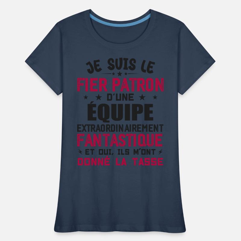 Ich bin stolzer Chef eines Teams Frauen Premium Bio T-Shirt